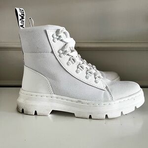 Dr. Martens Women's White Combat Boots